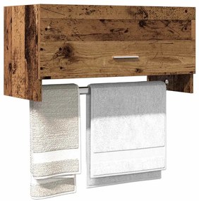 vidaXL Armário madeira velha 70x32,5x35 cm madeira trabalhada
