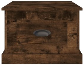Mesa de centro 50x50x35 cm derivados de madeira carvalho fumado