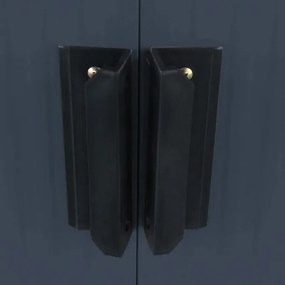 Abrigo jardim para arrumos exterior 213 x 130 x 173 cm Cinza escuro