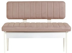 Conjunto Mesa de Jantar Extensível e Cadeiras Vina – Branco Pedra – Me