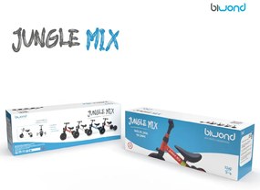 Triciclo infantil conversível 3 em 1 Jungle Mix Branco Biwond