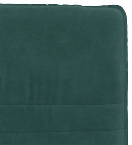 Cadeira de jantar veludo verde-escuro