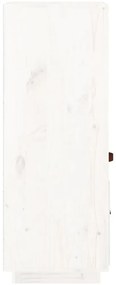 Aparador alto 34x40x108,5 cm pinho maciço branco
