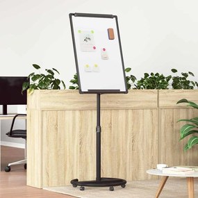 vidaXL Quadro branco magnético Preto e Branco 62 x 62,5 x 197 cm EPS