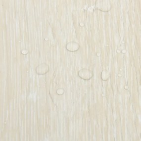 Tábuas de soalho autoadesivas 55 pcs 5,11 m² PVC creme