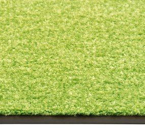 Tapete de porta lavável 60x180 cm verde