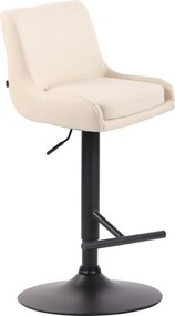 Banco de Bar em couro sintético Creme