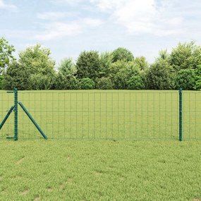 Cerca Euro Verde 0.6x50 m Aço