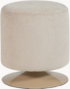 Pufe giratório em bouclé Islen