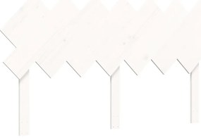 Estrutura de cama King Size com cabeceira madeira maciça branco