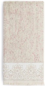 Jogo de toalhas com 550 gr./m2 - Marble Devilla: Rosa 1 toalha P/ medida 90x150 cm - 50x100 cm - 30x50 cm