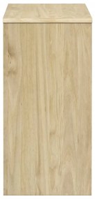 Mesa consola SAUDA 89,5x36,5x73 cm pinho maciço cor carvalho
