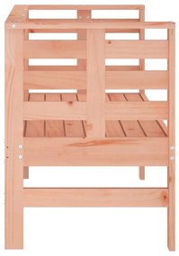Banco de jardim 111,5x53x71 cm madeira de douglas maciça