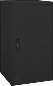 vidaXL Armário para selas 53x53x105 cm aço preto