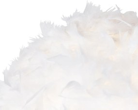 LED Candeeiro de pé inteligente romântico branco com Wi-Fi A60 - Feather Moderno