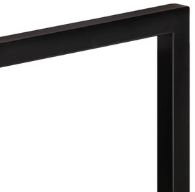 Prateleiras de parede 2 pcs 100x24x35 cm acácia maciça e aço