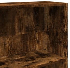 Estante 80x24x176 cm derivados de madeira carvalho fumado