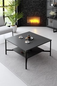 Conjunto de Mobiliário de Sala – Black Line Set – Antracite e Preto