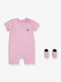 Conjunto de 2 peças, macacão + meias, Lil Chuck da CONVERSE rosa