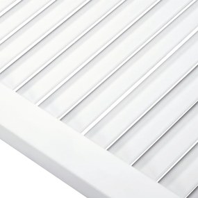 Portas de armário 2 pcs design de persiana pinho maciço branco