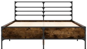 Estrutura cama 120x190 cm derivados de madeira/metal