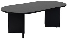 Mesa de Centro "Sable" – Preto , 105x65x40 cm, Design Acolhedor