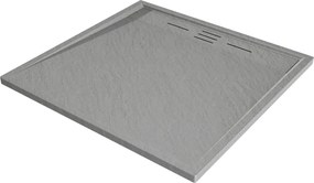 Mexen Amon base de duche quadrada SMC 90 x 90 cm, cinza - 4F619090