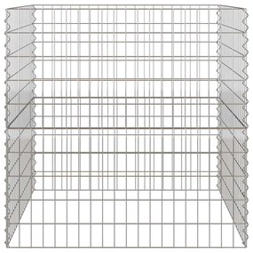 Composteira de Jardim 100x100x100 cm em Aço Galvanizado