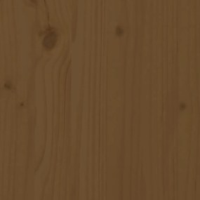 Caixa de arrumação 110x50x45,5 cm pinho maciço castanho-mel