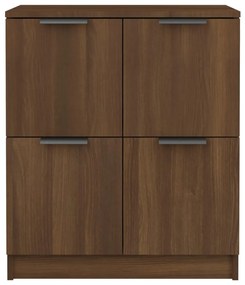 Aparadores 2 pcs 60x30x70 cm madeira processada Carvalho Marrom