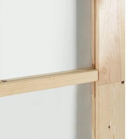 Conjunto de Porta Deslizante vidaXL com Conjunto de Ferragens 83x232 c