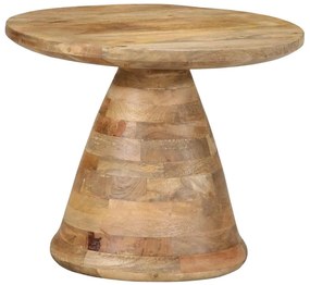 Mesa de apoio Ø50x40 cm madeira de mangueira maciça