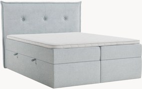 Cama divã em chenille artesanal com arrumação Aussie, H3