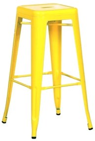 Conjunto 5 Bancos de bar TOL EK LIMITED , aço, amarelo