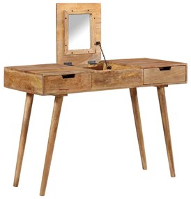 vidaXL Toucador 112x45x76 cm madeira de mangueira maciça