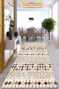 Carpete de Entrada Flecha Djt – Multicolor – 80x300 cm | Tribo Home