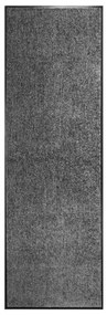 Tapete de porta lavável 60x180 cm antracite