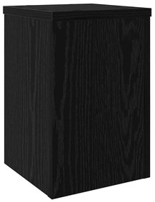 Suportes para Plantas - 2 pcs - Carvalho Preto - 20 x 20 x 30 cm - Mad