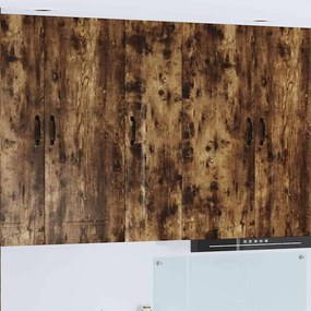 vidaXL Armário de Cozinha Carvalho Defumado 30 x 31 x 100 cm
