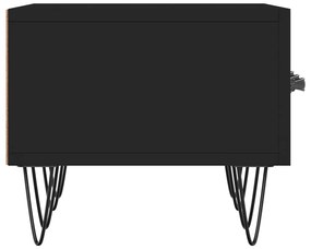 Móvel de TV 80x36x50 cm derivados de madeira preto