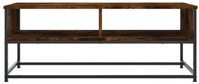 Mesa de centro 100x51x40 cm derivados madeira carvalho fumado