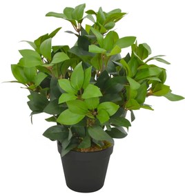 vidaXL Planta loureiro artificial com vaso 40 cm verde