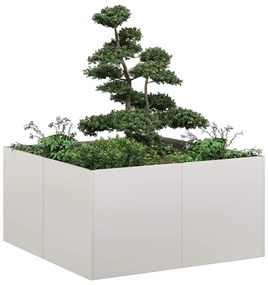 Plantador 80x80x40 cm Aço Inoxidável