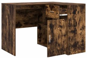 mesa de canto Carvalho Fumado 102x88x75 cm Madeira Engenheirada