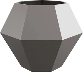 vidaXL Floreira Ferro Enferrujado 100 x 100 x 80 cm