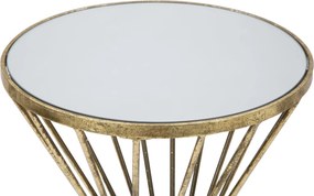 MESA DE APOIO HYPNOS Ø 35X70 CM DOURADA