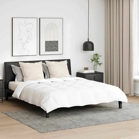 vidaXL Edredão com travesseiro 3 pcs Branco 260 x 220 cm Penugem