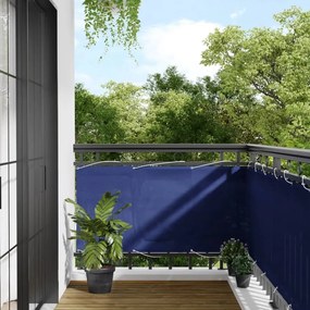 Tela de varanda 75x800 cm 100% poliéster oxford azul