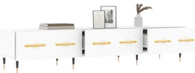 Móvel de TV 150x36x30 cm derivados de madeira branco