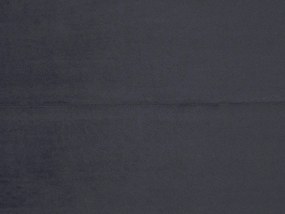 Cama de casal em veludo cinzento escuro 140 x 200 cm BELLOU Beliani